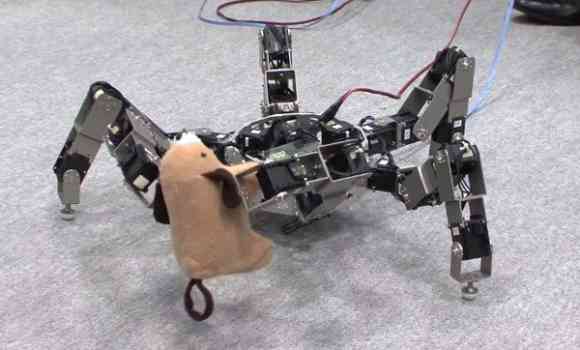 Skillful Omni-Directional Insect Robot Asterisk Makes its Appearance (video)