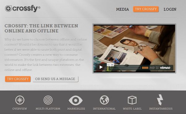 Crossfy - linking content printed with digital content