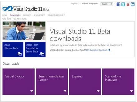A First look at Visual Studio 11 Beta