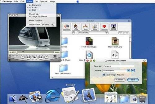 Mac OS X operating system