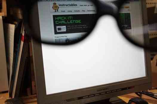 Amazing Glasses to Read Private Data on LCD at Public Places