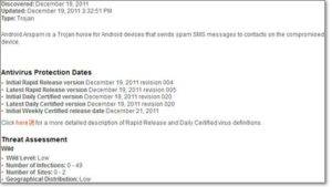 Android.Arspam- Malware or Activist