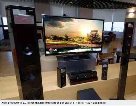 LG Introduces Home Theater with 3D Sound 9.1 for CES 2012