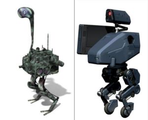Ostrich Savior Fast Runner Robot Able to Carry Supplies to Disaster