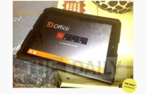Microsoft Office for iPad: Accurate First Photographic Evidence