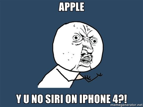 No Siri for iPhone 4 from Apple!