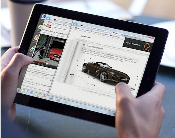 High Speed Windows 7, IE9 and Flash on Your iPad Using OnLive Desktop Plus