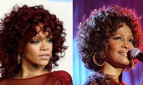 Rihanna Frontrunner to play Whitney Houston