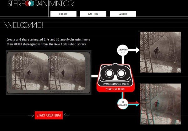 Stereogranimator - To make 3D images and animated gifs with old photos