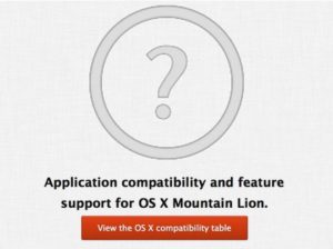 Which Applications are Compatible with OS X Mountain Lion -Analysis