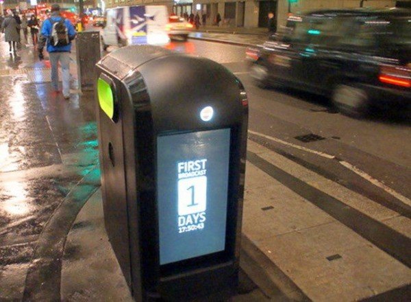 Why not Advertise On Recycling Bins Wide Screen