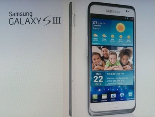 Galaxy S III image leaks on Net