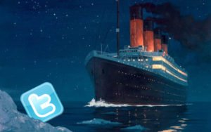 The Titanic Sink on Twitter