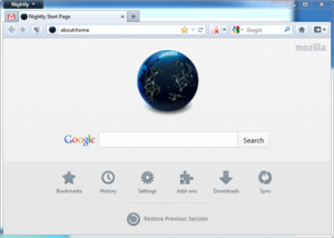 This will be the New Home Page of Firefox