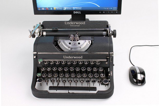 antique typewriters as computer keyboards -1