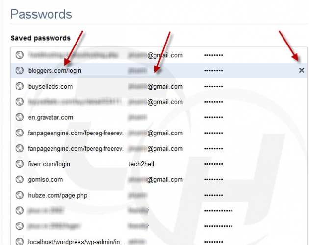 How to Remove the Browser to Remember Passwords 5