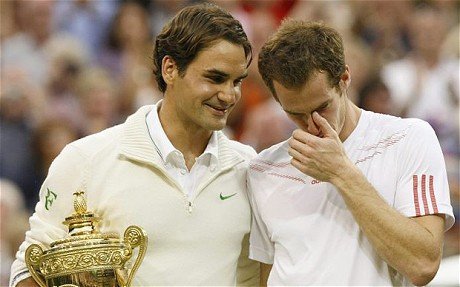 Wimbledon 2012 Final Federer Leads Murray! 1