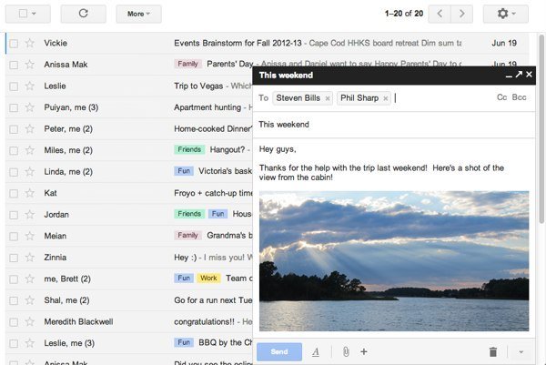 Gmail: A new way of Writing 2