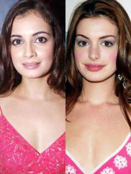 Five Bollywood Actresses Look Exactly Like Hollywood Actresses 4