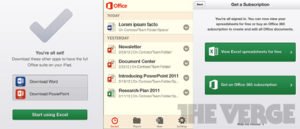 Microsoft Office for iPhone, iPad, and Android 1