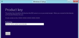 Windows 8 Product Key Embedded in the BIOS 1