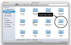 iClouDrive, The Function Returns iDisk to iCloud 1