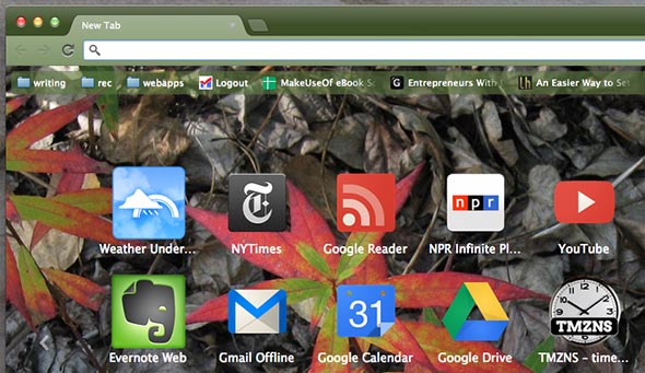 Create Your Own theme for Google Chrome 5