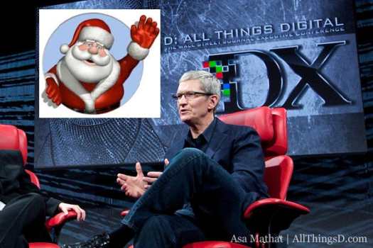 Apple CEO Tim Cook as Santa Claus? (Video)  2