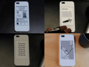 iPhone 5 With E-ink Screen on the Back with a Special Cover! (Video) 3